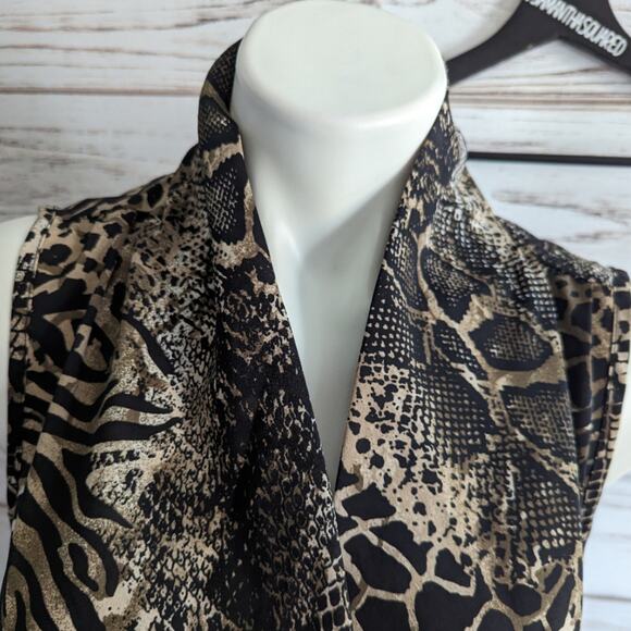 American Rag Snake Print Halter Dress sz Small - Picture 5 of 6